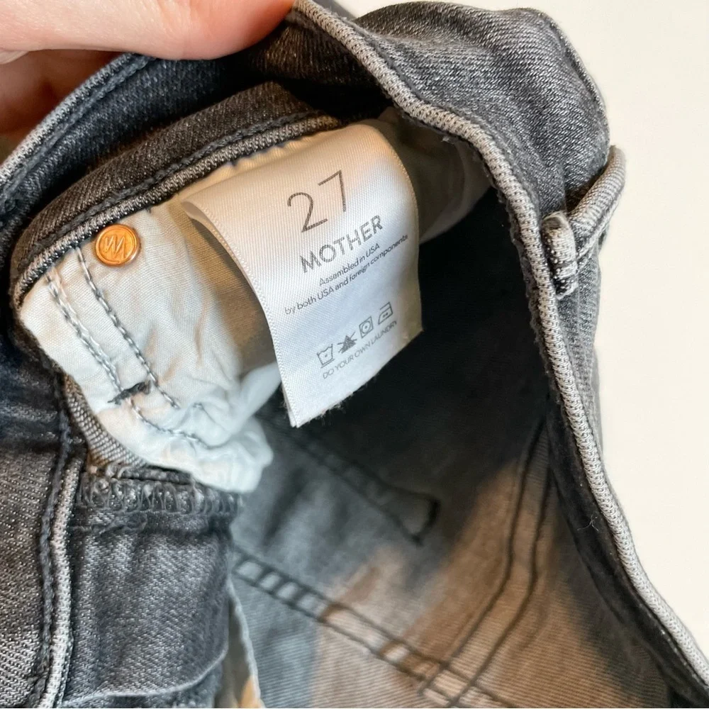 MOTHER Mid Rise Dazzler Ankle Jeans in The Night is Watching Size 27 - Picture 9 of 9